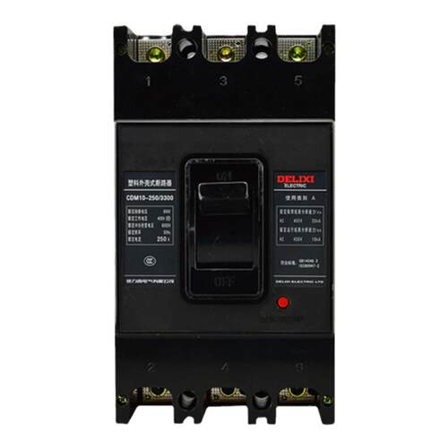 德力西CDM10-600/3300 250 300 350 400 500 600A塑壳漏电断路器