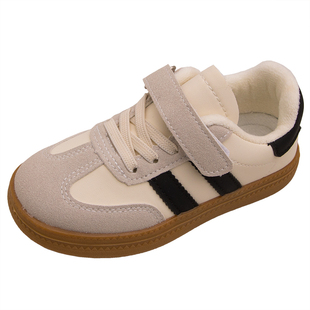 儿童板鞋低帮二棉加绒2025冬季新款男童鞋子女童运动鞋德训鞋棉鞋