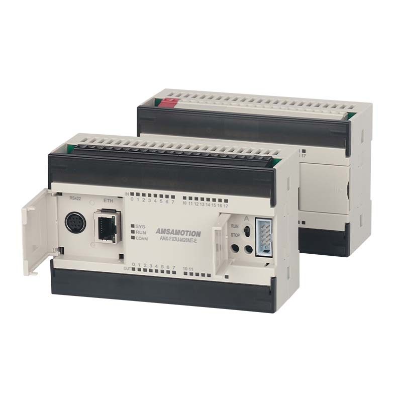 艾莫迅兼容三菱FX3U-26MT/26MR带网口PLC可编程控制器 工控板模块