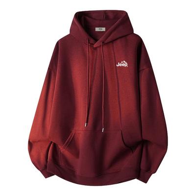 JEEP吉普官方旗舰加绒加厚卫衣男