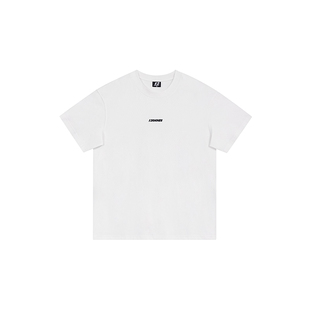 FORNINES凉感合身正肩短袖T恤男款潮牌上衣女夏季灰色半袖打底衫