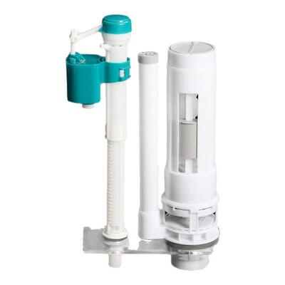 厕所蹲便器冲水箱进阀排坑