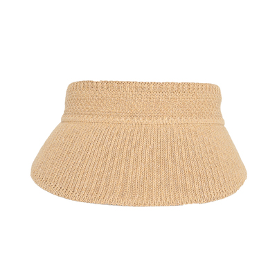 CHASELUCK长乐卡其色空顶草帽