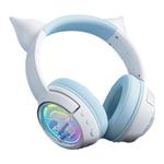 头戴式耳机蓝牙无线带麦降噪猫耳朵高颜值女生电竞笔记本游戏专用