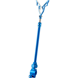 路亚滑漂支架头路滑后挂炮台路滑杆鱼竿支架配件铝镁合金前丫