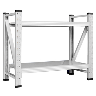 二层三层货架置物架多层家用矮金属低铁架子阁楼小空间窗台下车库