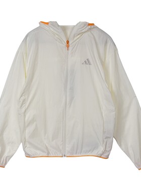 adidas阿迪达斯2026夏男大童连帽休闲健身舒适运动夹克外套KG7843