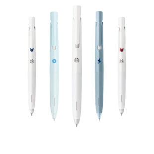 【单支】日本zebra斑马官方旗舰店JJZ66中性笔bLen减振笔低重心高颜值按动式刷题签字黑笔速干学生文具替芯