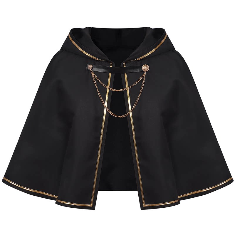 万圣节中世纪连帽披肩暗黑cos服