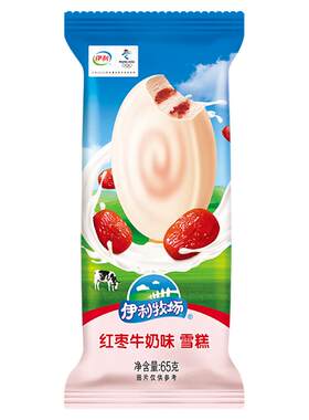 伊利牧场青提甜杏红枣牛奶雪糕