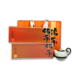 福建福鼎陈皮白茶正宗正品一级寿眉2015年新会陈皮高端礼盒小方片