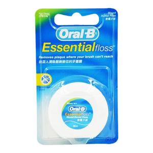 爱尔兰进口Oral-B欧乐B微蜡牙线50米原味扁线超细祛除牙垢牙菌斑