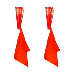 中国舞蹈家协会考级专用十级欢腾蒙古族筷子舞儿童道具广场舞红绸