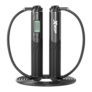 特步跳绳减肥专用中考小学生计数款男士成人初中生体育考试跳神