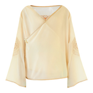 诗意花朵金风玉露纱衣黄金纱衣金缕衣原版复刻原创设计成人舞蹈服