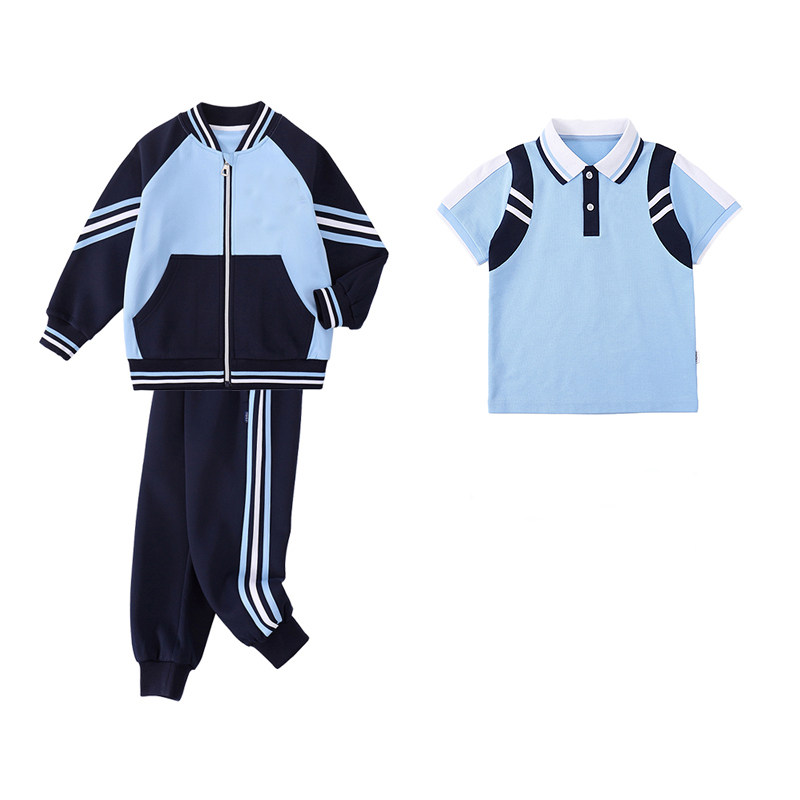 澜洋贝贝小学生运动班服套装
