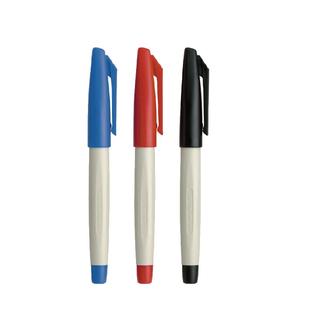 雄狮88小红书同款红笔老师专用批改作业粗头勾线笔美术签字刷题笔草图笔水性记号笔彩色划重点可加墨标记蓝笔