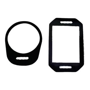 理发师手镜 泡沫高清手持圆后视镜发廊防摔后背镜 美发店方形镜子