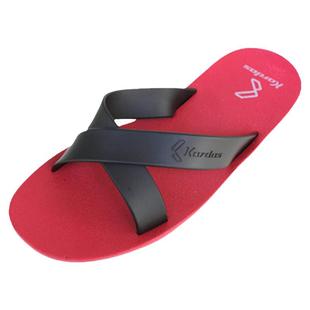 硬底越南天然橡胶拖鞋男式 夏季进口外穿交叉带防滑沙滩居家凉拖