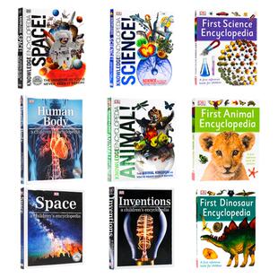 DK人体图解知儿童科学百科全书  进口英文原版正版人体器官与功能 Knowledge Encyclopedia儿童英语科学科普读物 精美插图百科精装