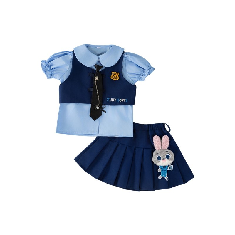 DSCG女童朱迪套装兔子警官衣服