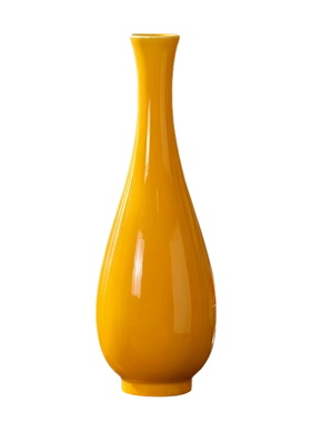 陶瓷粉瓶玉净瓶陶瓷瓷器花插小花瓶观音瓶家居饰品茶室摆件插花瓶