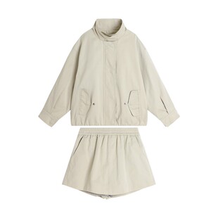 布丁哈鲁童装女童百搭外套2026春秋新款儿童上衣洋气夹克运动套装