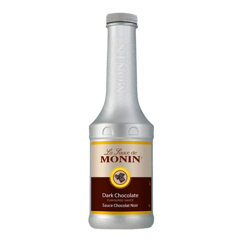 莫林黑巧克力风味糖酱 MONIN 烘焙奶茶咖啡鸡尾酒果汁甜品淋酱 1L