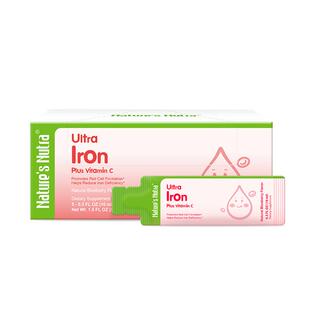 莱思纽卡铁vc饮液补铁补气血维生素C甘氨酸螯合铁婴幼儿小孩5条