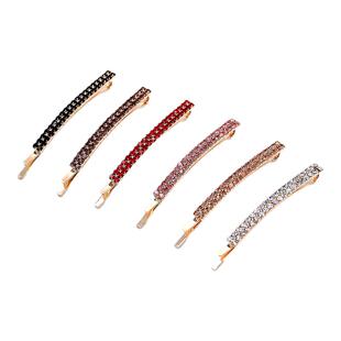 气质发夹一字夹大中号成人边夹彩色刘海黑顶夹头饰韩国码女款发饰