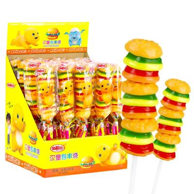 金稻谷串烧汉堡包软糖汉堡糖零食