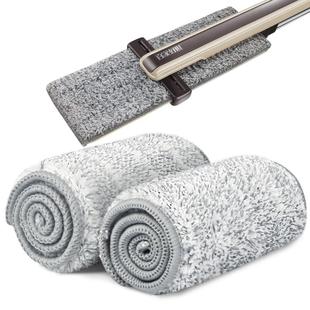 百家好世平板拖把替换头懒人免手洗配件平拖拖布替换头家用拖把头