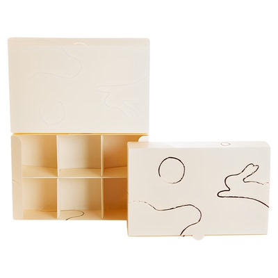 鲜肉流心蛋黄酥月饼礼盒包装盒