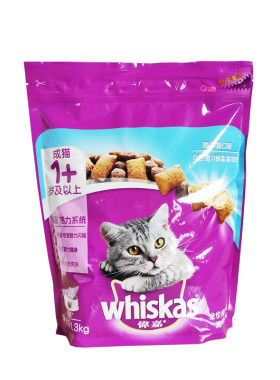 伟嘉猫粮1.3kg海洋三文鱼通用