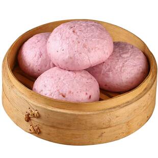 富阳玫瑰花酒酿馒头杭州手工特产酒酿馒头加热即食早餐鲜花馒头