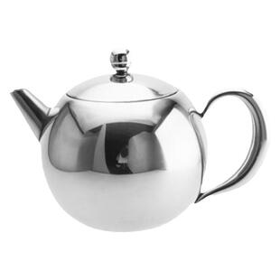 304不锈钢茶壶泡茶家用小茶壶 加厚带滤网欧式酒楼餐厅饭店茶水壶