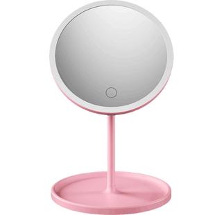 led化妆镜带灯台式学生女补光ins风小镜子宿舍桌面小型便携梳妆镜