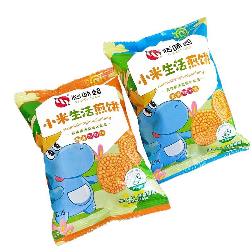 【新品热卖】怡味园小米锅巴小米生活煎饼粗粮锅巴小包装膨化零食