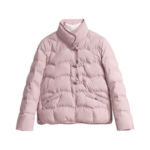 年轻妈妈冬装新中式羽绒服2025新款中年女中老年时尚洋气短款外套