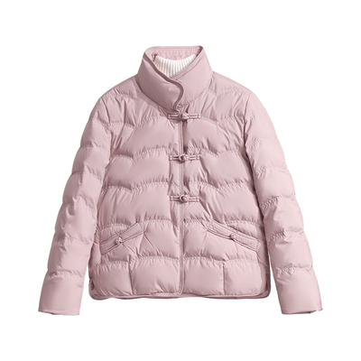 年轻妈妈冬装新中式羽绒服外套