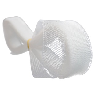 透明网纱粗网白色细网鱼骨服装辅料舞蹈婚纱裙撑定型带黑色弹力网