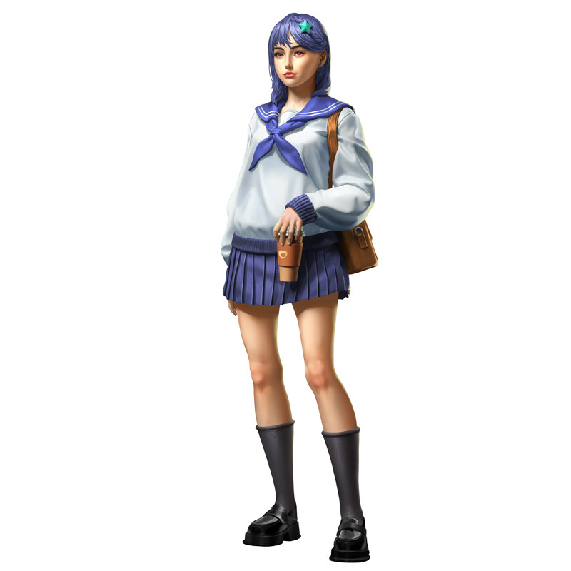 奶茶少女日系JK海洋宇宙GK手办