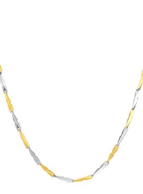 潮牌百搭钛钢项链男嘻哈风链子女生锁骨链男士装饰欧美高街配饰酷