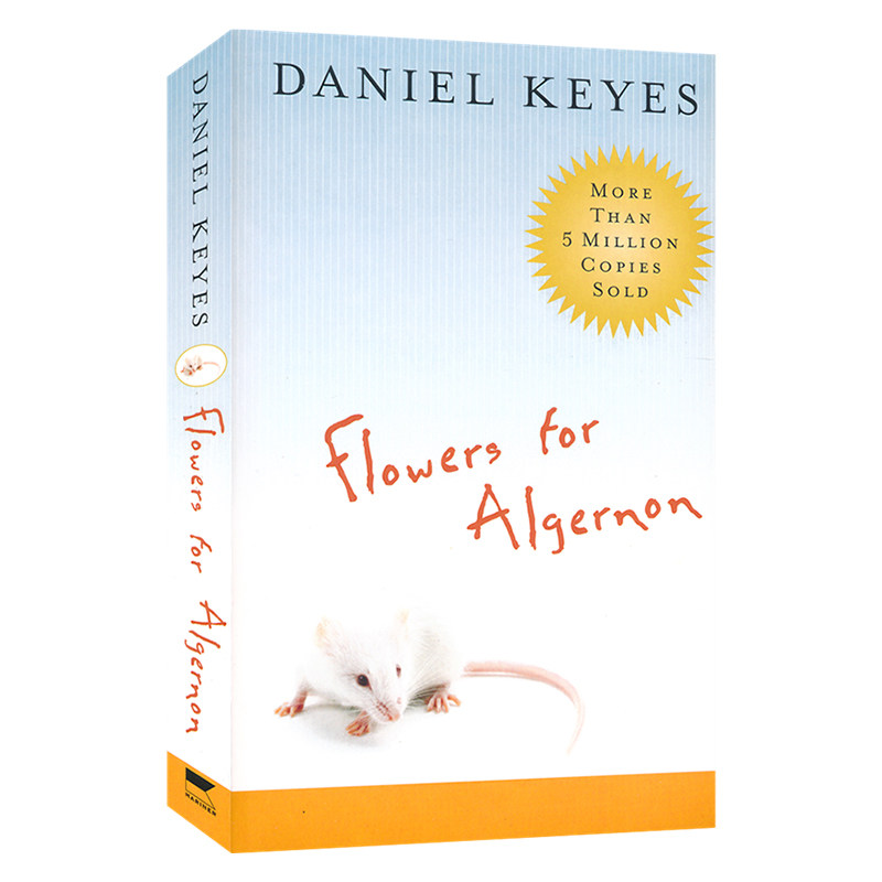 Flowers for Algernon 献给阿尔吉侬的花束 英文版 雨果奖获奖作品 科幻小说 章节书 青少年课外读物 进口英语原版书籍
