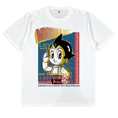 ASTRO BOY铁臂阿童木日系潮流vintage古着漫画周边原宿风短袖T恤