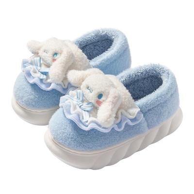 玉桂狗儿童棉拖鞋女童秋冬季亲子