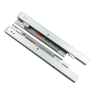 底装滑轨托底抽屉导轨超薄地装滑轨抽拉托盘珠宝柜烟酒展柜托底轨