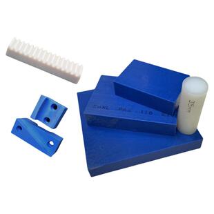 MC901蓝色尼龙板进口PA66+GF30加玻纤增强尼龙棒耐磨韧棒定制加工