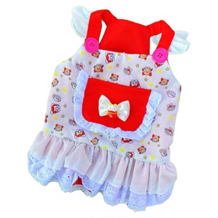 小型犬宠物衣服狗狗猫咪可爱秋冬季小裙子比熊博美柯基泰迪公主裙