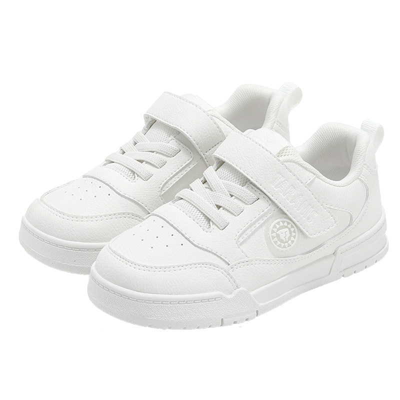 泰兰尼斯童鞋春秋新款儿童板鞋男童入园小白鞋女童休闲运动鞋子